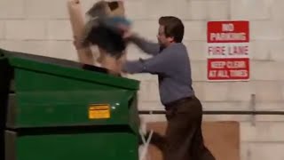 man throwing computer into trash can meme [upl. by Nwahsiek]