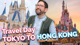 My Experience on Cathay Pacific flying from Tokyo to Hong Kong Disneyland [upl. by Enirahtak]