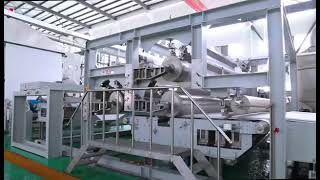 Spunlace production line china [upl. by Dickman]