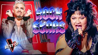 Sensational ROCK STARS Smashing the Blind Auditions of The Voice [upl. by Adelice671]