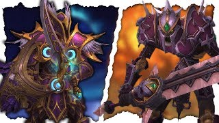 NEW Battle For Darkshore Plate Sets amp Weapons  Night Elf amp Forsaken Warfront Armor Sets [upl. by Grimbly575]