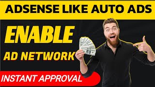 Adsense Alternative Ad Network  Instant Approval Auto ADS [upl. by Anayeek]