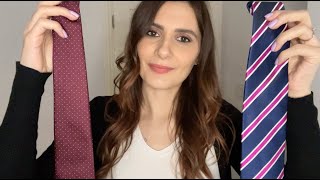 ASMR Mens Suit Fitting Roleplay measuring you fabric sounds [upl. by Man]