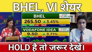 🔴BHEL Vodafone Idea share letest news  bhel share next Target  vi stock analysis [upl. by Eeresid589]