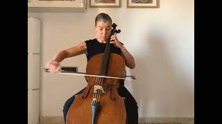 Haydn Ddur Cello Concerto audition excerpt [upl. by Kcyrred666]