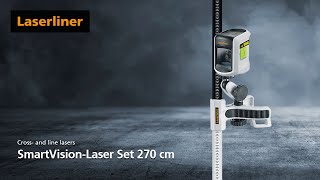 Cross and line lasers  Unboxing  SmartVisionLaser Set 270 cm  081338A [upl. by Lavine]