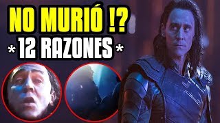 LOKI ESTÁ VIVO 12 razones que quotlo pruebanquot en internet Infinity War [upl. by Leerzej]