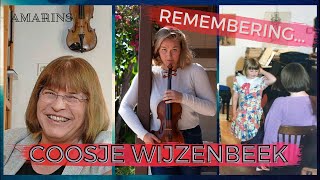 GROWING PAINS  Remembering my violin teacher  COOSJE WIJZENBEEK AMARINS  Life as a Violinist [upl. by Atiniuq]