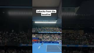 Jiri Lehecka rallies from the baseline vs Marcos Giron atp antwerp [upl. by Cresa546]