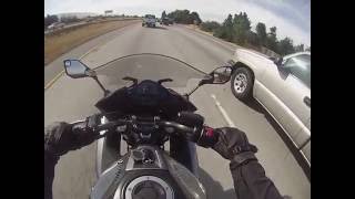 Kawasaki Ninja 650 SPEEDING HAD TO BE AT WORK [upl. by Eiuqnom]