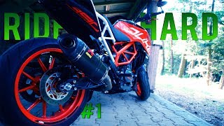 Ride Hard 1  KTM Duke 390 4K [upl. by Azmah691]