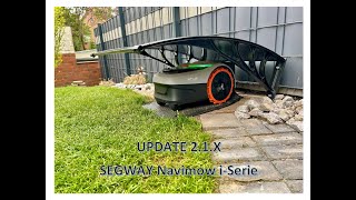 Update 21X  SEGWAY Navimow i105E  Märoboter [upl. by Yantruoc]