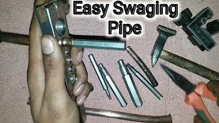 How to use swaging tools  easy use pipe swaging and joint Fully4world [upl. by Oiluig]