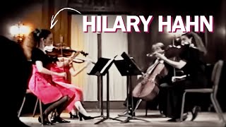 RARE Hilary Hahn at Curtis Christmas party  Eine Kleine Lachmusik [upl. by Tehr]