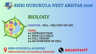 Day  27 in Biology Chapter CELL THE UNIT OF LIFE [upl. by Collar]