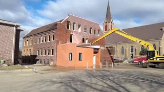 Demolition of old St Boniface Elementary School [upl. by Eimam667]