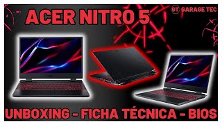 Notebook Acer Nitro 5 AN5155858W3  Unboxing  Ficha Técnica  Como configurar a BIOS [upl. by Melleta]