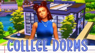 ✨JACI 101🎓 COLLEGE DORMS RENO  The Sims 4 CC Speed Build [upl. by Mose754]