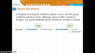 Indefinite articles in French [upl. by Lili]