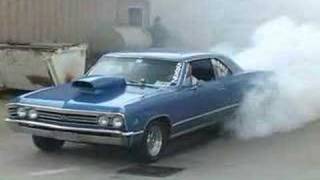 67 Chevelle Doing a Burnout [upl. by Ynnelg]