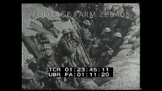 World War One Trench Fighting 22040805  Footage Farm [upl. by Janessa]