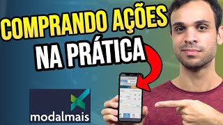 TUTORIAL Como Comprar Ações no HOMEBROKER da Modalmais pelo Celular de forma fácil [upl. by Canica]