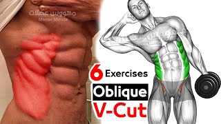 How to get v cut abs workout Best 6 Exercise [upl. by Naesad]