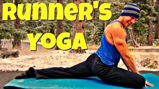 Yoga for Runners  25 Minute Stretch  Sean Vigue Fitness [upl. by Marjory]