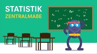 Zentralmaße MittelwertArithmetisches Mittel ModusampMedian Boxplot zeichnenLernen mit ClassNinjas [upl. by Nylesor]