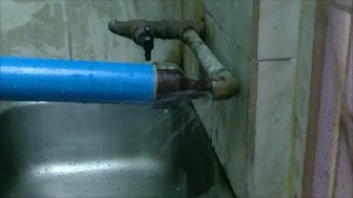 How to clear water pipeline at home [upl. by Buttaro]