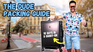 The Ultimate CarryOn Bag Packing Guide for Men all seasons [upl. by Vallonia815]