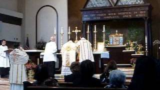 Solemn High Mass at Holy Trinity Gainesville Virginia [upl. by Iddet205]