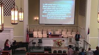 Salemburg Baptist Church Sunday Worship Rev Drew Bolin 10202024 [upl. by Marelya]