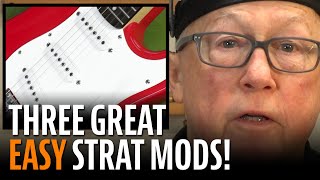 Fender Squier Stratocaster Mods  3 Easy Mods to Make Your Strat Play Great [upl. by Sapphire880]