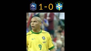 1998 world cup final brazil vs france viralshortsfootball realmadridfrance [upl. by Aholah]