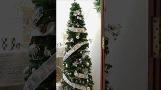 Decoration of a youthful and lively Christmas tree  Slim Christmas tree christmas christmasdecor [upl. by Veronica]