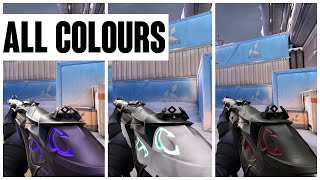 REAVER GUARDIAN SKIN SHOWCASE ALL COLOURS  VALORANT REAVER SKINS [upl. by Tyne]