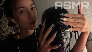 ASMR ☆ LONG NAILS TRIGGERS nail sounds tapping mic scratching [upl. by Ventre]