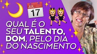 Qual é o seu TALENTO DOM pelo dia do seu nascimento por Márcia Fernandes [upl. by Orit75]