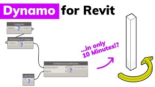 Learn Dynamo for Revit in 10 Minutes Revit Dynamo Tutorial for Beginners [upl. by Naahs847]