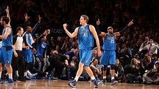 Dirk Nowitzki Rattles in the Buzzer Beater to Beat the Knicks [upl. by Attenweiler163]