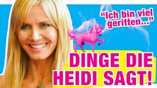 Die besten GNTM Zitate von Heidi Klum [upl. by Noived]