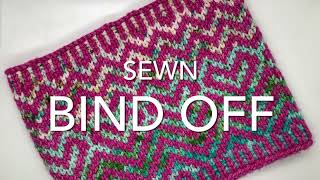 Sewn Bind Off for Knitting [upl. by Gio]