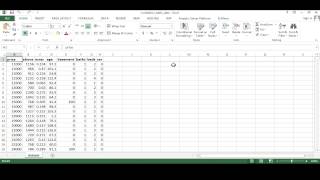 Creating a Correlation Table in Excel [upl. by Aicelaf]