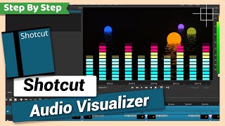 Audio Visualizer Bar Style  Shotcut Tutorial [upl. by Anih235]