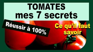 Tomates au potager bio  Comment cultiver et réussir la plantation les engrais la taille etc [upl. by Nauqaj]