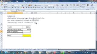 Tutorial de Uso de Formulas Financieras del Excel Parte 2 [upl. by Bible]