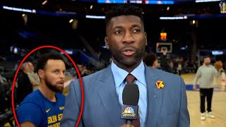 Steph Curry was trolling Festus Ezeli 🤣  NBA on ESPN [upl. by Corvese]