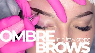 Ombre Brows in a few steps [upl. by Brookhouse509]