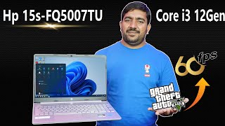 HP 15sFQ5007TU 12th Gen Intel Core i3 Laptop⚡  Best Laptop In 2022🔥  Unboxing amp Review Hindi [upl. by Bianchi661]